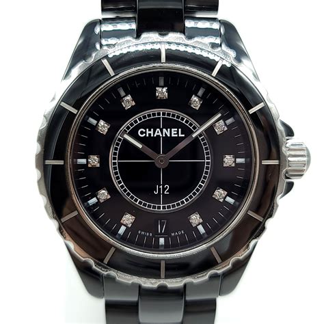 chanel ceramic black watch|chanel watch price list.